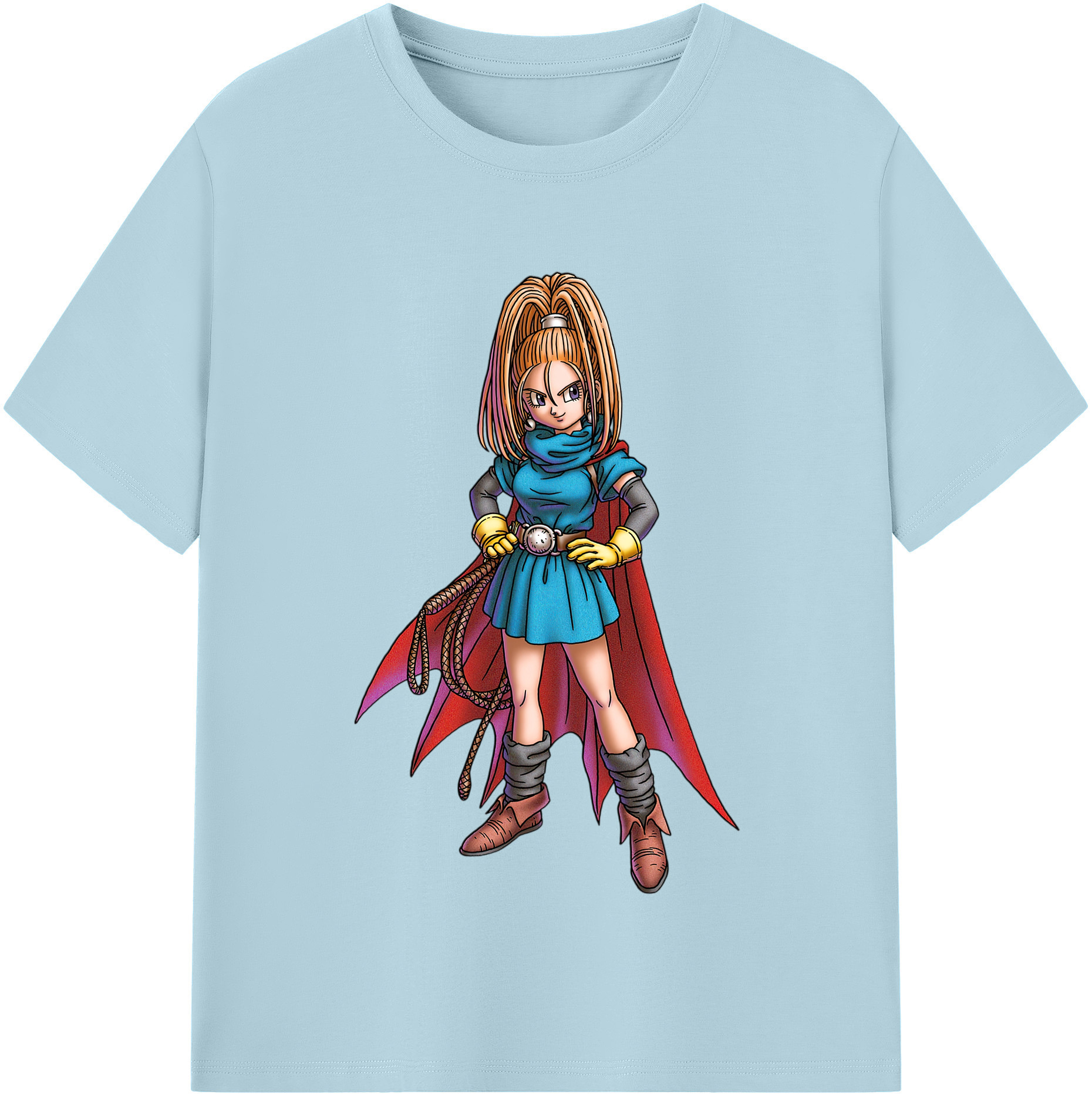 （画像用） ドラゴンクエスト Doragon Kuesuto Dragon Quest 綿100％半袖Tシャツ（フロントプリント）